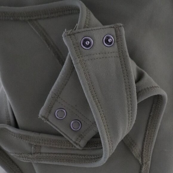 Abercrombie & Fitch Womens Green Sz M Soft One Piece Sleeveless Stretch Bodysuit - Picture 9 of 11